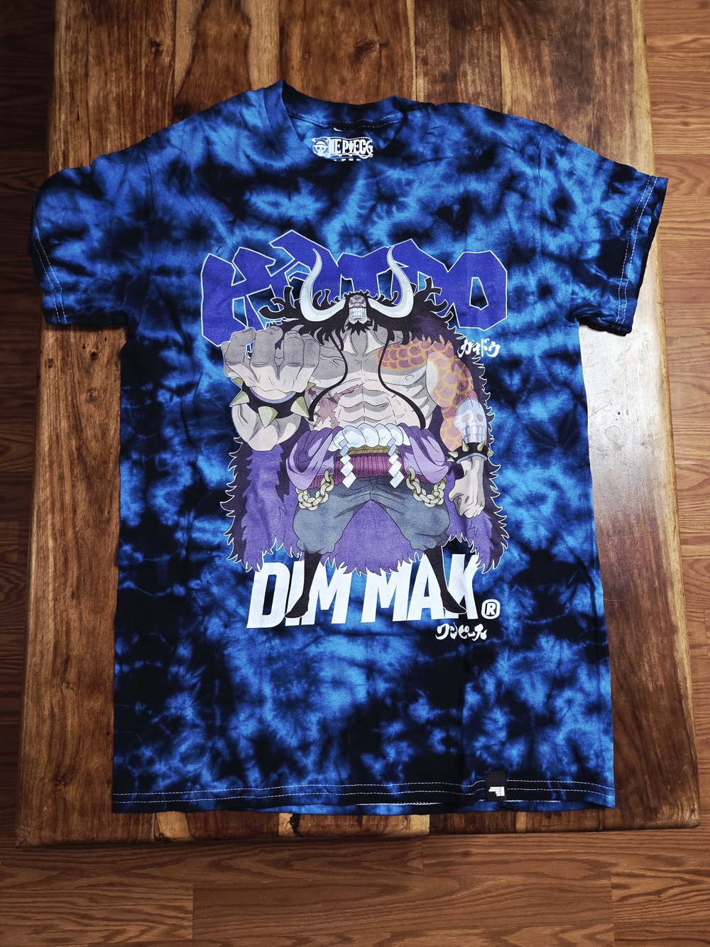Steve Aoki's DIM MAK Men's Blue "One-Piece" Graphic Tee